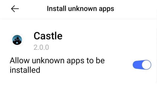 Castle apk permession
Casltle apk allow