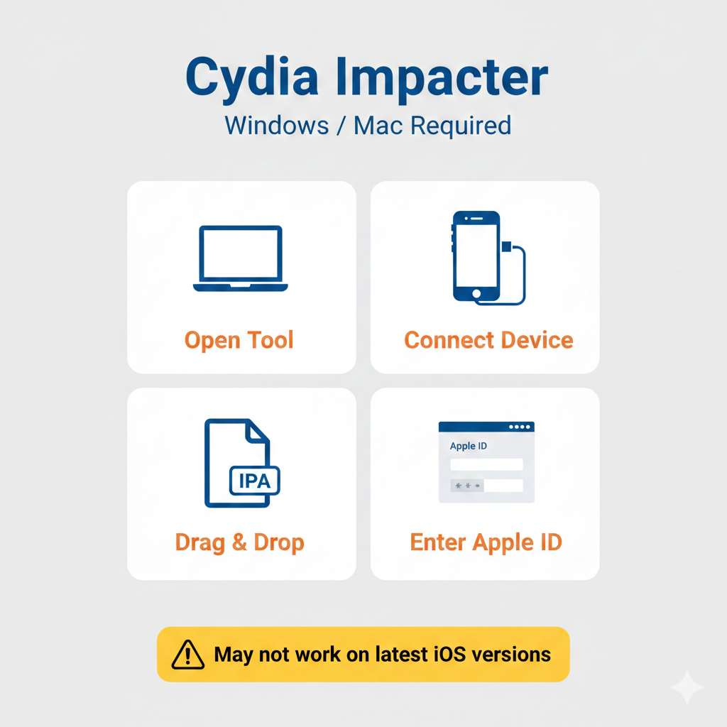 Castle apk for IOS 4 Cydia Impactor iOS install steps